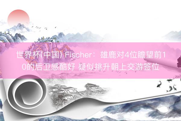 世界杯(中国) Fischer：雄鹿对4位瞻望前10的后卫感酷好 疑似挑升朝上交游签位